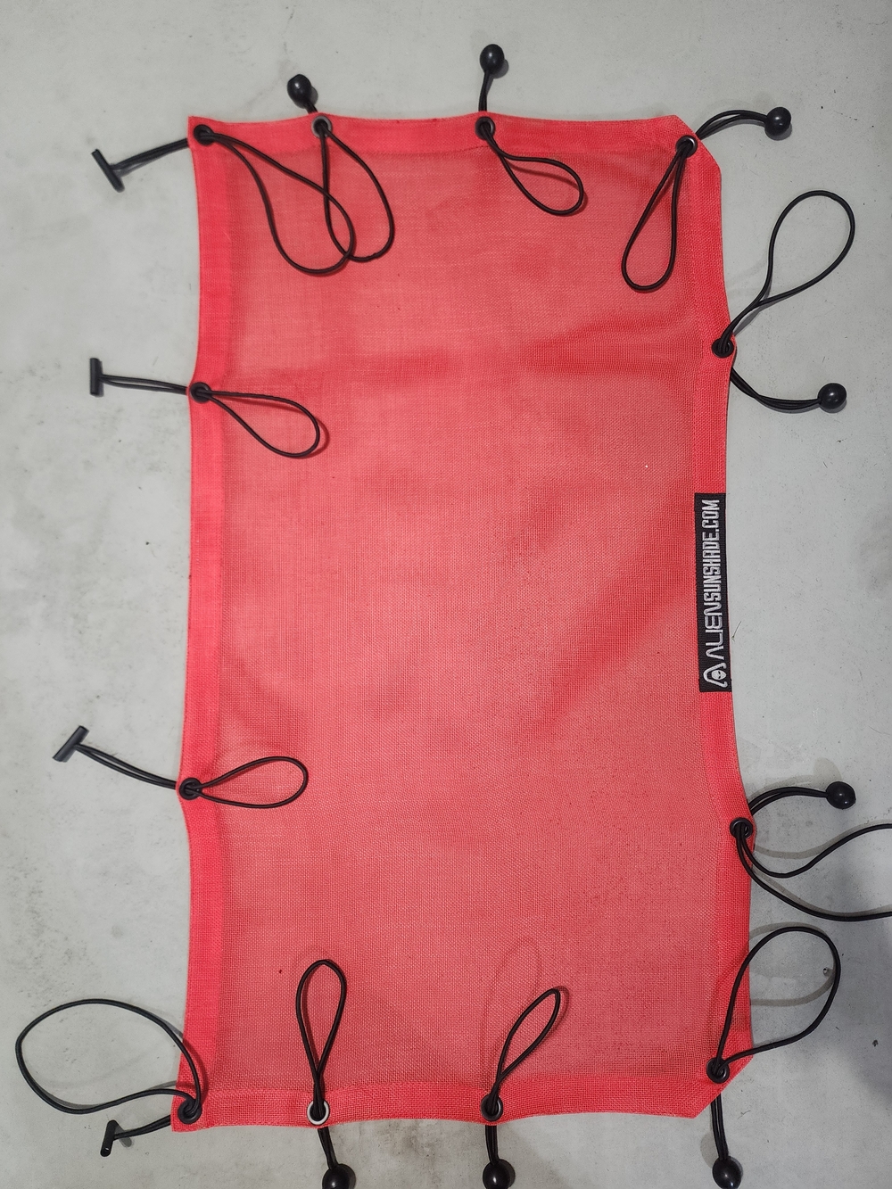 Jeep Wrangler JL/JLU Alien Sunshade Front Red